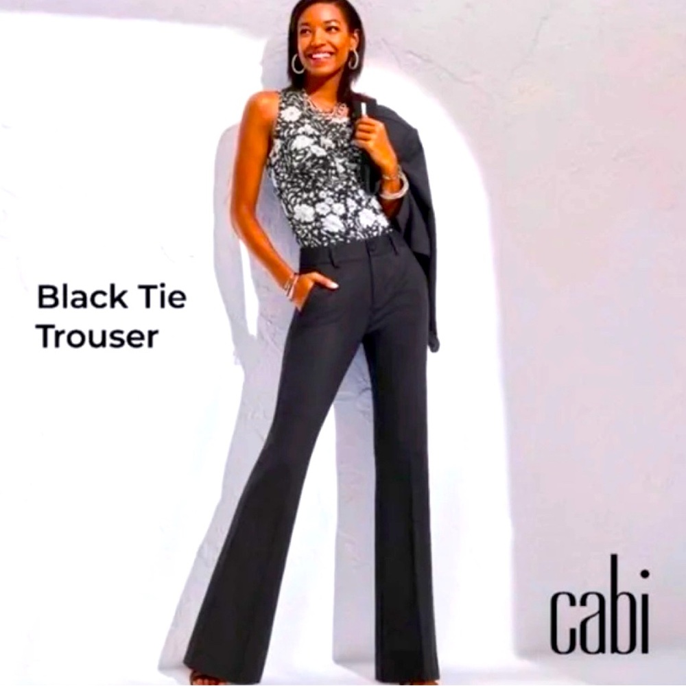 CAbi black trouser pants